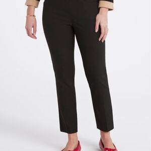 Elegant Black Straight Leg Women's Pants